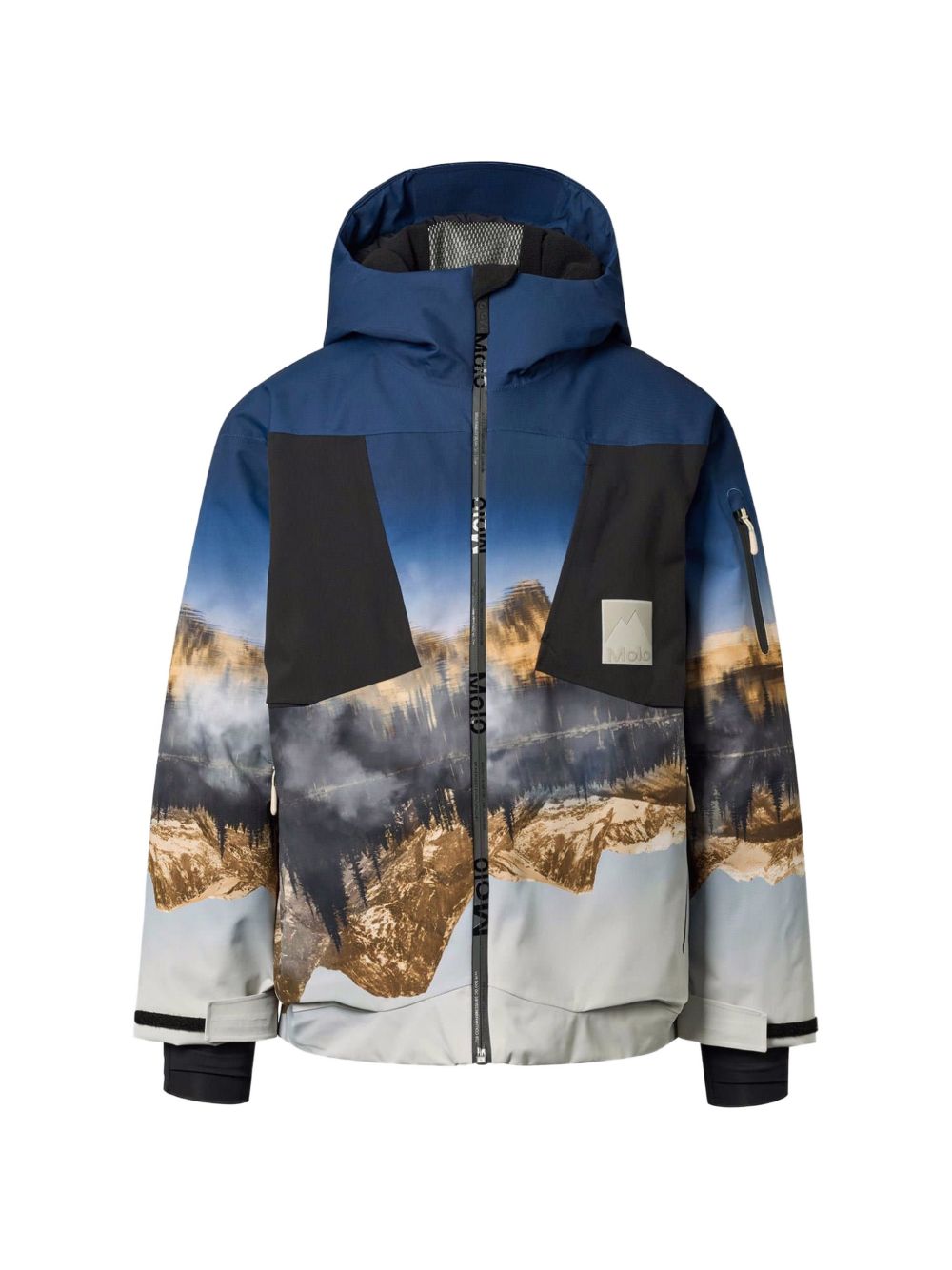 Giubbino per bambino Molo Kids multicolor con stampa montagna 5W26M324 5709 MOLO KIDS 