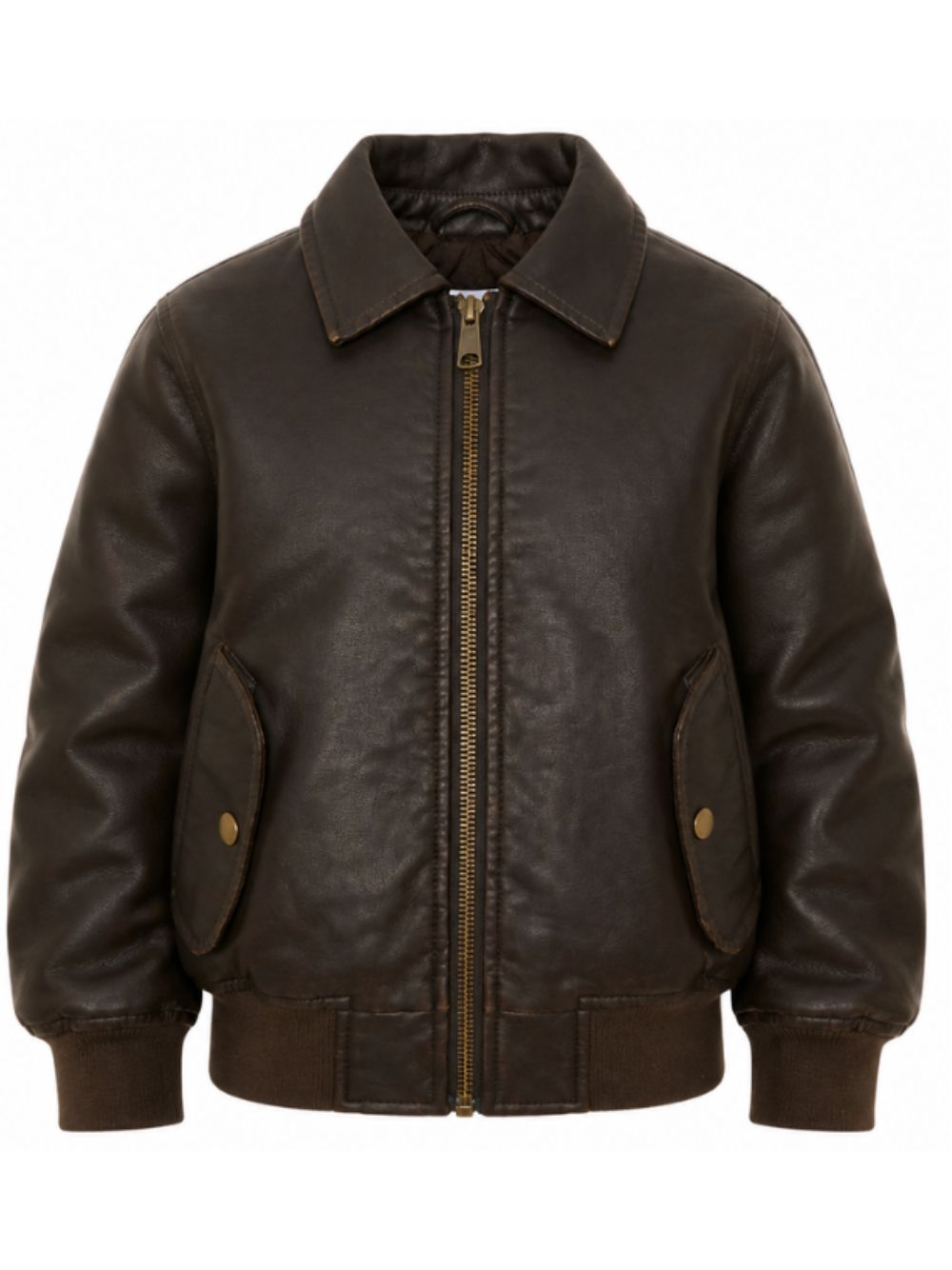 Giacca bomber per bambino Molo Kids marronecon colletto aperto 5W26M403 5722 MOLO KIDS 