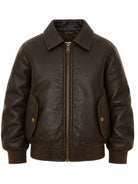 Giacca bomber per bambino Molo Kids marronecon colletto aperto 5W26M403 5722 MOLO KIDS 