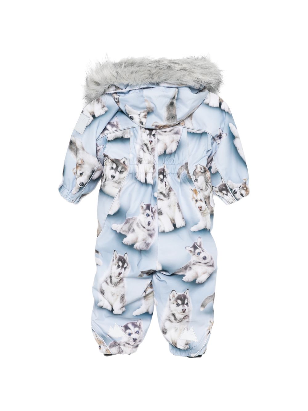 Tuta da neve per neonati Molo Kids azzurra con stampa animali 5W26N105 9774 MOLO KIDS 