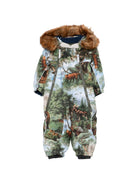 Tuta da neve per neonato Molo Kids multicolore con stampa animali all-over 5W26N105 9777 MOLO KIDS 