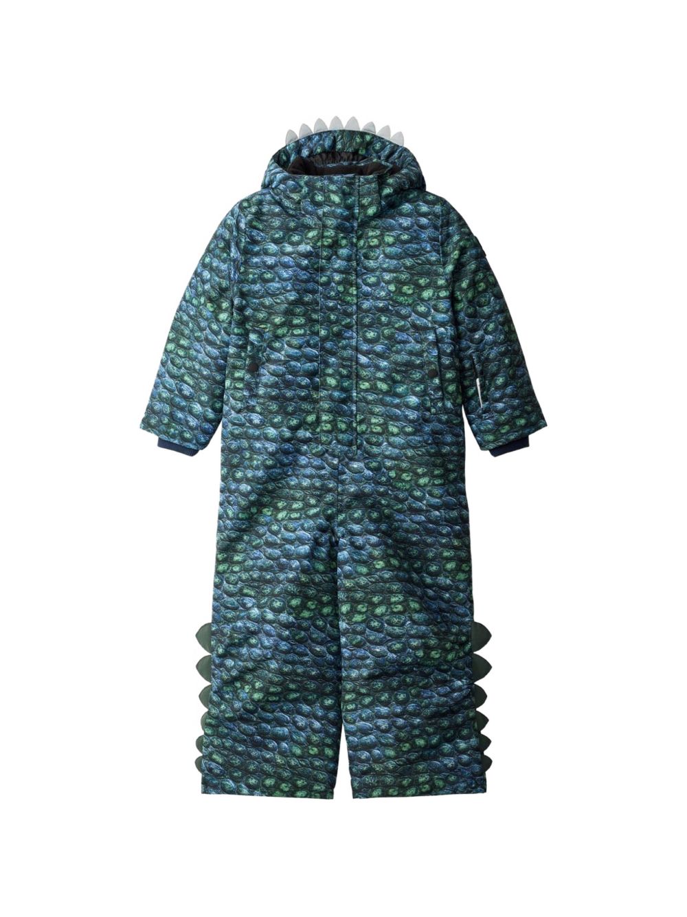 Tuta da neve per bambini Molo Kids blu con stampa pelle di dinosauro 5W26N202 4015 MOLO KIDS 