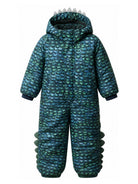 Tuta da neve per bambino Molo Kids blu con stampa pelle di dinosauro 5W26N202 4015 MOLO KIDS 