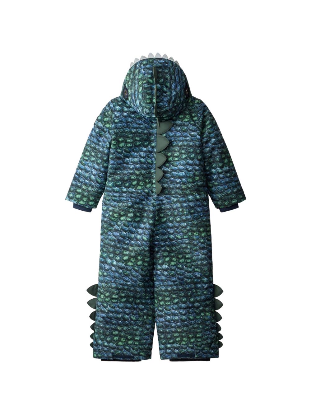 Tuta da neve per bambini Molo Kids blu con stampa pelle di dinosauro 5W26N202 4015 MOLO KIDS 