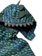 Tuta da neve per bambini Molo Kids blu con stampa pelle di dinosauro 5W26N202 4015 MOLO KIDS 