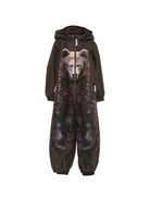 Tuta da neve per bambino Molo Kids marrone con stampa grafica orso 5W26N203 5712 MOLO KIDS 