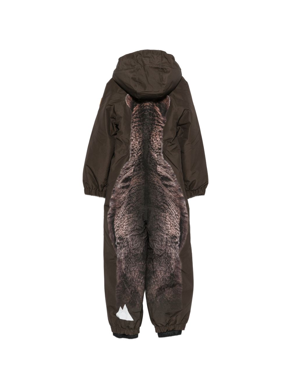 Tuta da neve per bambino Molo Kids marrone con stampa grafica orso 5W26N203 5712 MOLO KIDS 