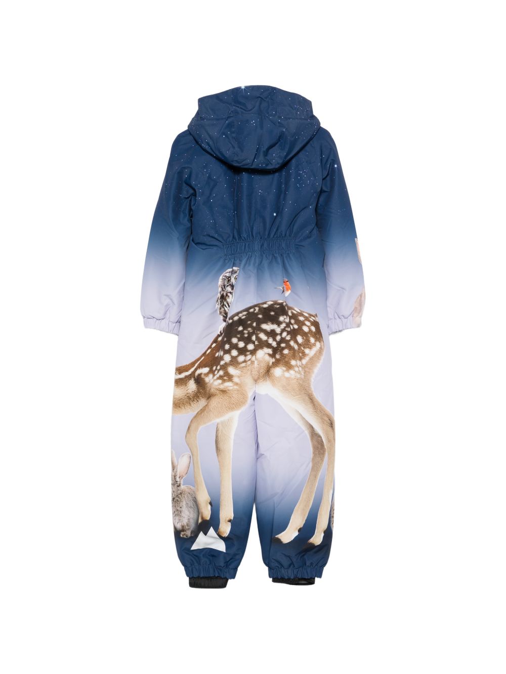 Tuta da neve per bambino Molo Kids blu con stampa grafica animali 5W26N203 5713 MOLO KIDS 