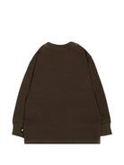 Felpa per neonato Molo Kids marrone scuro con stampa orsetto sul davanti 6W26A403 5938 MOLO KIDS 