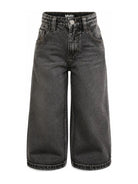 Pantaloni per bambino Molo Kids grigio scuro a gamba larga 6W26I105 5932 MOLO KIDS 