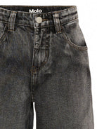 Pantaloni per bambino Molo Kids grigio scuro a gamba larga 6W26I105 5932 MOLO KIDS 