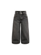 Pantaloni per bambino Molo Kids grigio scuro a gamba larga 6W26I105 5932 MOLO KIDS 