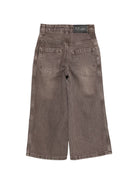 Pantaloni per bambino Molo Kids marrone sbiadito a gamba larga 6W26I112 5931 MOLO KIDS 