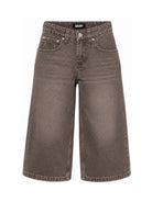 Pantaloni per bambino Molo Kids marrone sbiadito a gamba larga 6W26I112 5931 MOLO KIDS 