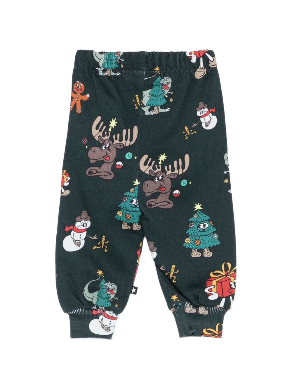 Pantaloni per neonato Molo Kids con stampa grafica natalizia 6W26I204 5872 MOLO KIDS 