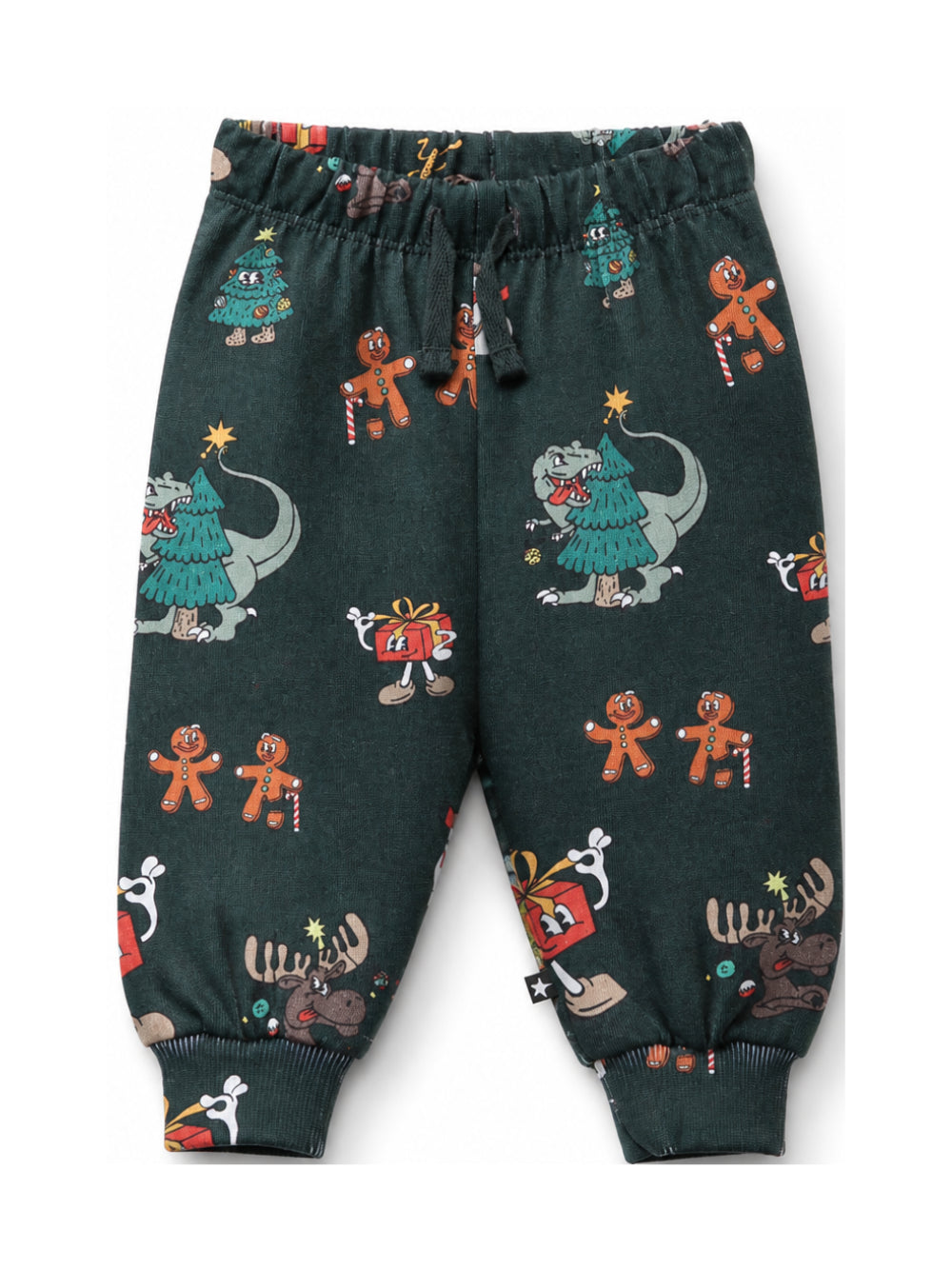 Pantaloni per neonato Molo Kids con stampa grafica natalizia 6W26I204 5872 MOLO KIDS 