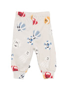 Pantatuta per neonato Molo beige con stampa grafica all-over 6W26I204 6077 MOLO KIDS 