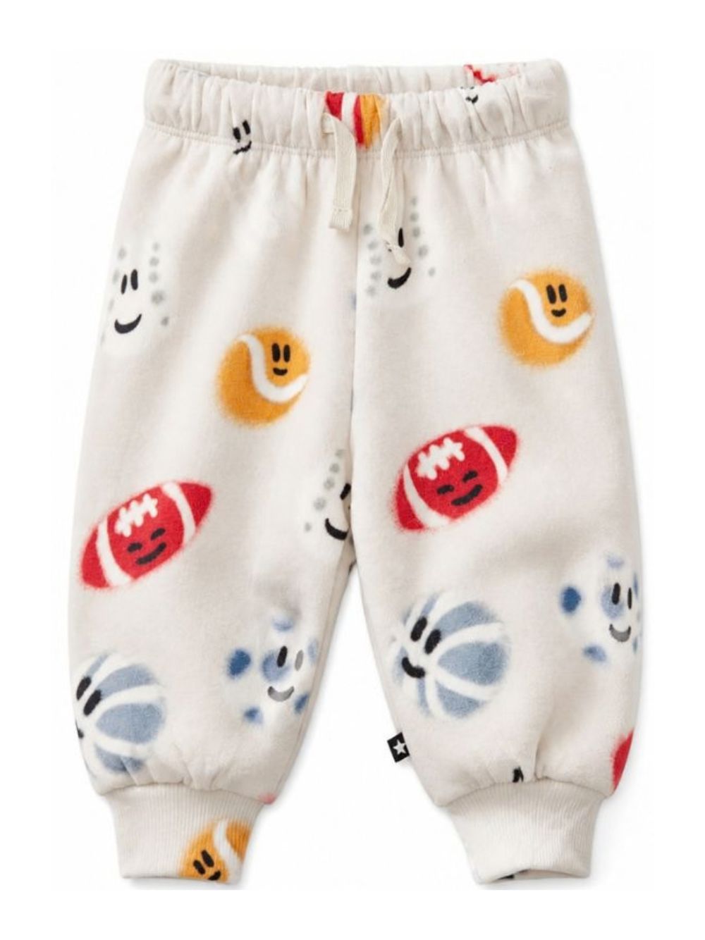Pantatuta per neonato Molo beige con stampa grafica all-over 6W26I204 6077 MOLO KIDS 