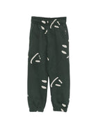 Pantaloni sportivi per bambino Molo Kids verde con stampa smiley all-over 6W26I209 6252 MOLO KIDS 
