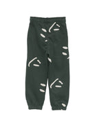 Pantaloni sportivi per bambino Molo Kids verde con stampa smiley all-over 6W26I209 6252 MOLO KIDS 