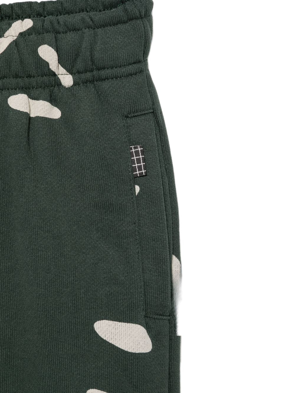 Pantaloni sportivi per bambino Molo Kids verde con stampa smiley all-over 6W26I209 6252 MOLO KIDS 