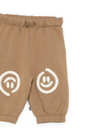 Pantatuta per neonato Molo Kids marrone con stampa faccin sorridenti 6W26I212 8810 MOLO KIDS 