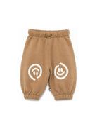 Pantatuta per neonato Molo Kids marrone con stampa faccin sorridenti 6W26I212 8810 MOLO KIDS 