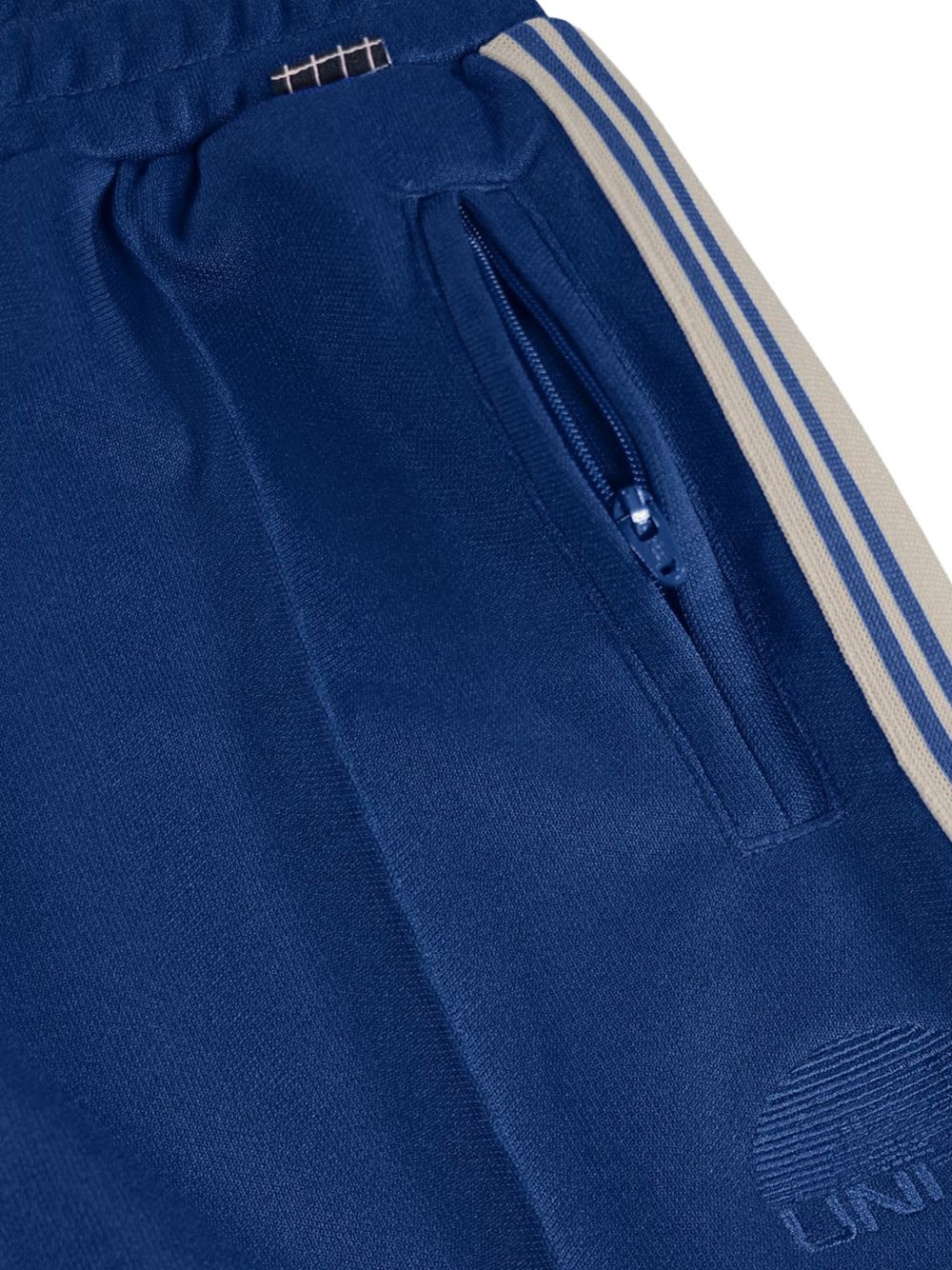 Pantatuta per bambino Molo Kids blu con dettaglio laterale a righe 6W26I217 8482 MOLO KIDS 