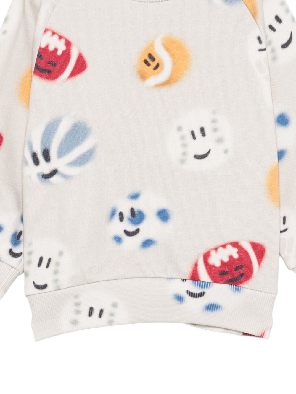 Felpa per neonato Molo Kids beige/multicolore con stampa grafica 6W26J202 6077 MOLO KIDS 