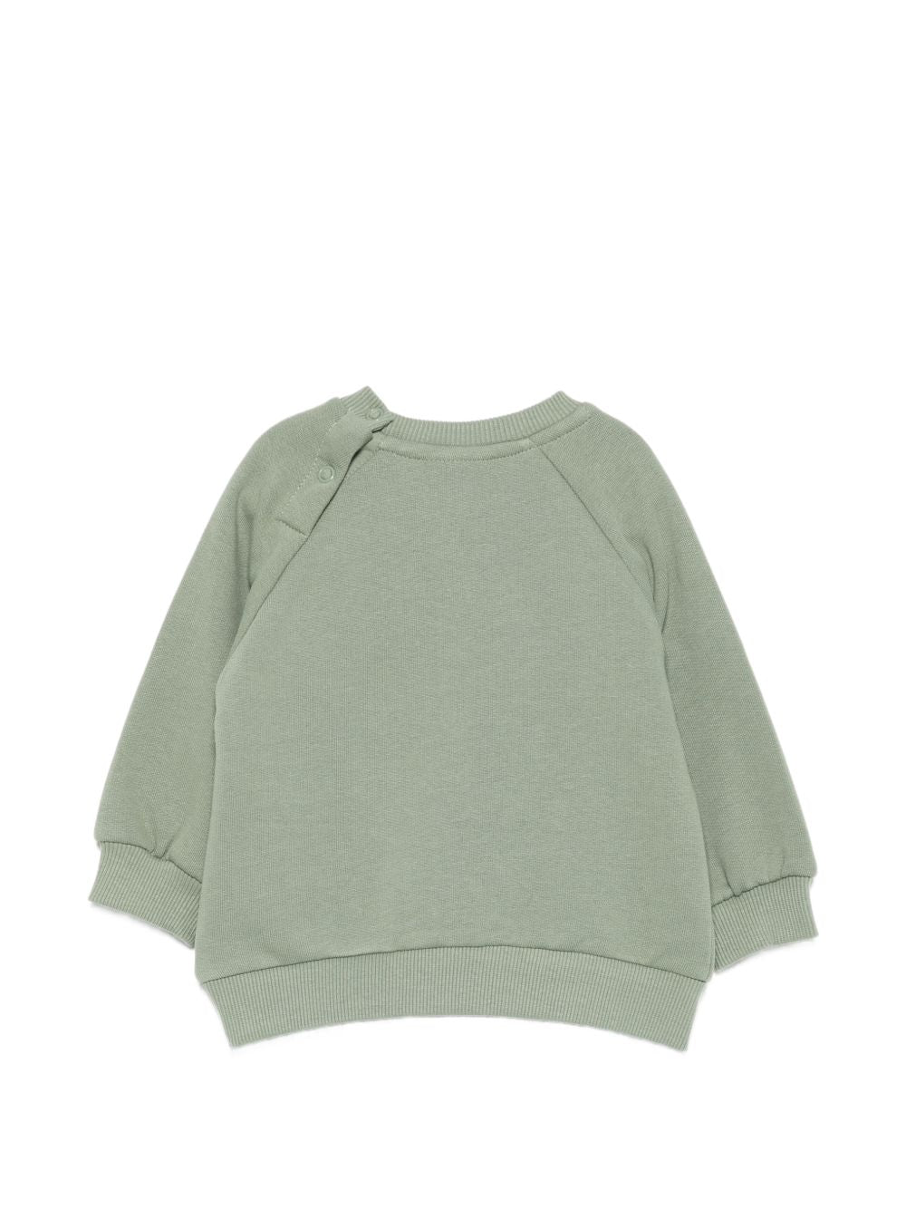 Felpa per neonato Molo Kids verde con patch 6W26J204 5720 MOLO KIDS 
