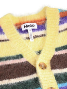 Cardigan per bambina Molo Kids multicolore con motivo a righe orizzontali 6W26K301 5755 MOLO KIDS 