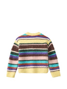 Cardigan per bambina Molo Kids multicolore con motivo a righe orizzontali 6W26K301 5755 MOLO KIDS 