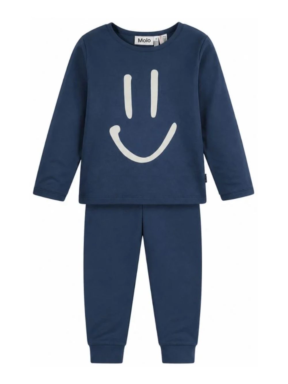Pigiama per bambino Molo Kids blu con motivo smiley 6W26R503 2482 MOLO KIDS 