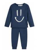 Pigiama per bambino Molo Kids blu con motivo smiley 6W26R503 2482 MOLO KIDS 