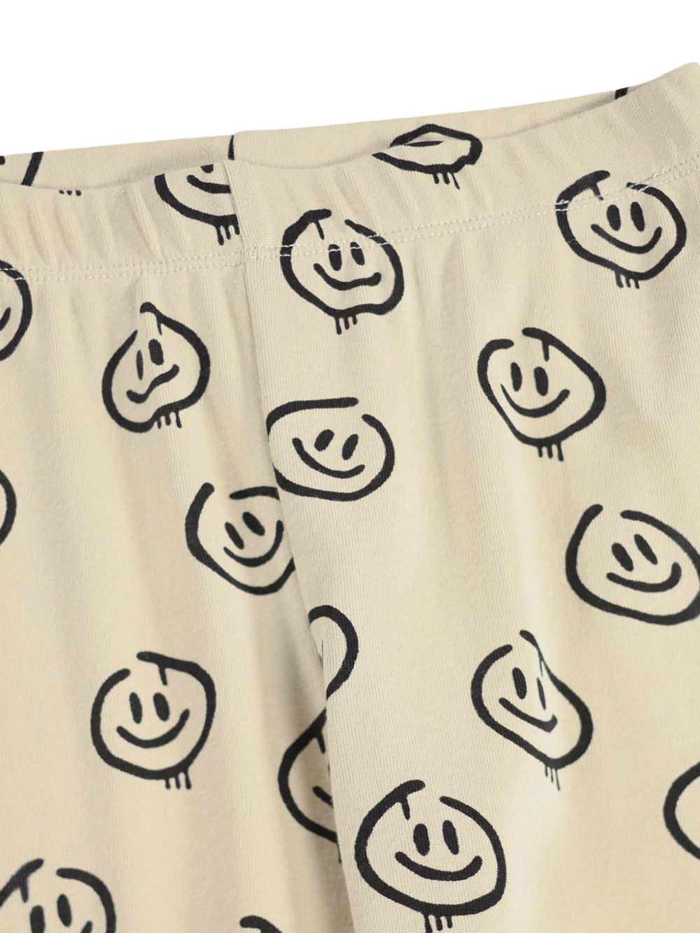 Pigiama per bambini Molo Kids beige con stampa con smile 6W26R503 5871 MOLO KIDS 