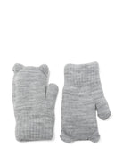 Guanti per bambini Molo Kids grigi con motivo gatto 7W26S102 1046 MOLO KIDS 