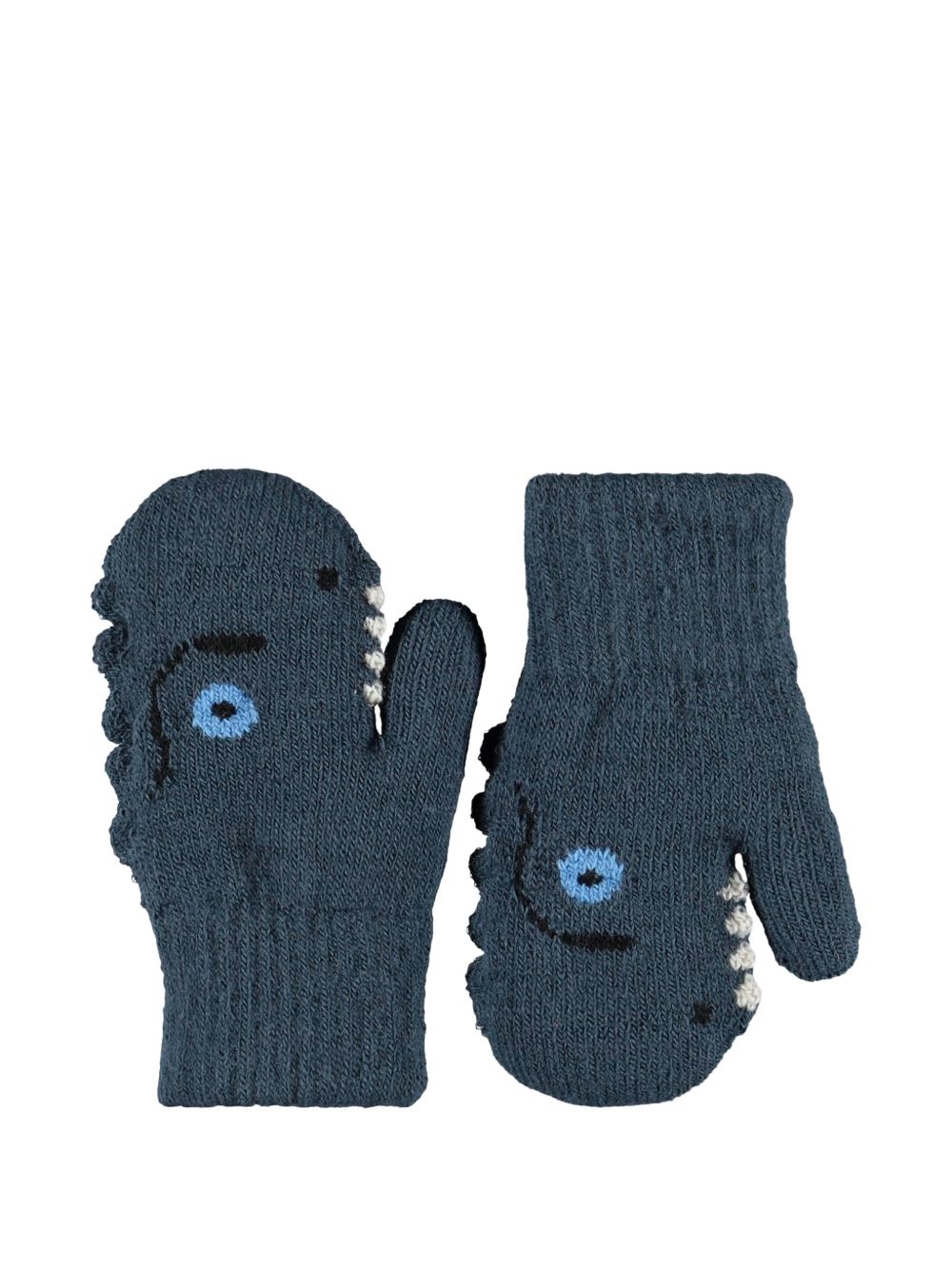 Guanti per bambino Molo Kids blu con intarsio con mostro 7W26S102 2482 MOLO KIDS 