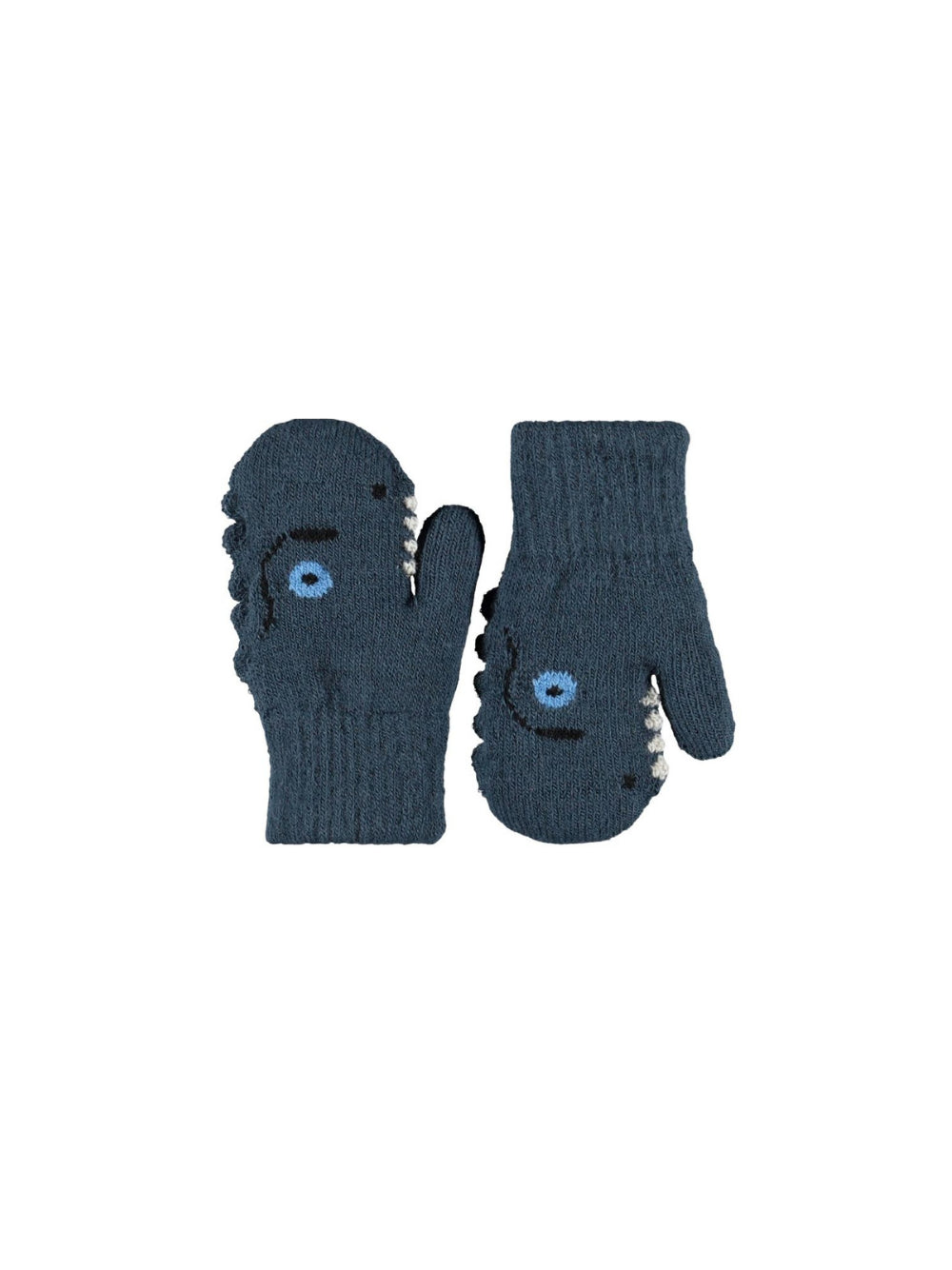 Guanti per bambino Molo Kids blu con intarsio con mostro 7W26S102 2482 MOLO KIDS 
