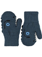 Guanti per bambino Molo Kids blu con intarsio con mostro 7W26S102 2482 MOLO KIDS 