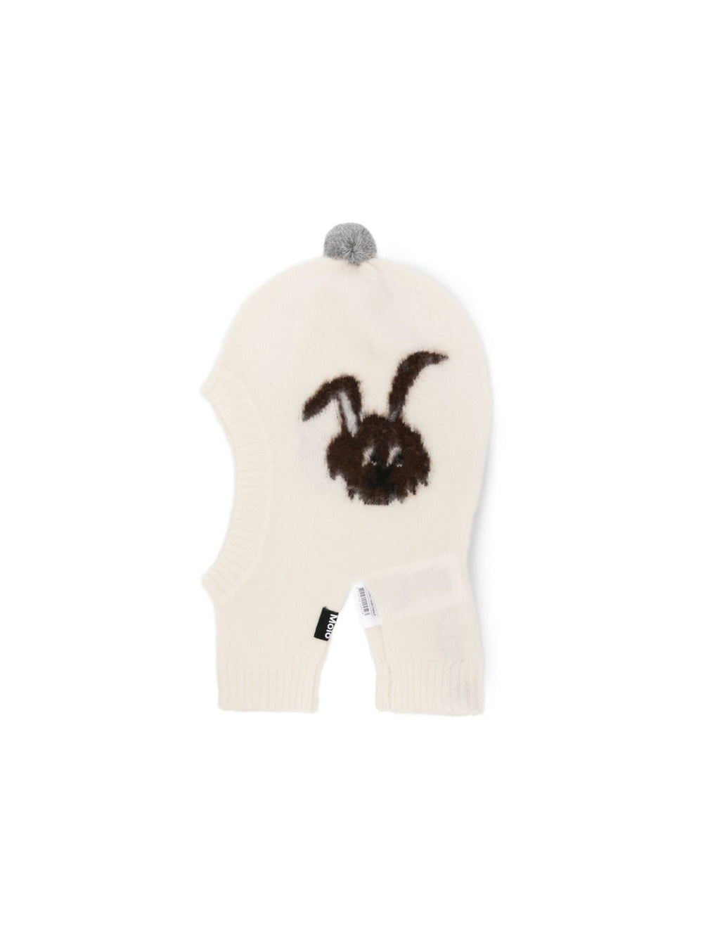 Cappello per neonato Molo Kids bianco con motivo coniglio 7W26S403 5775 MOLO KIDS 