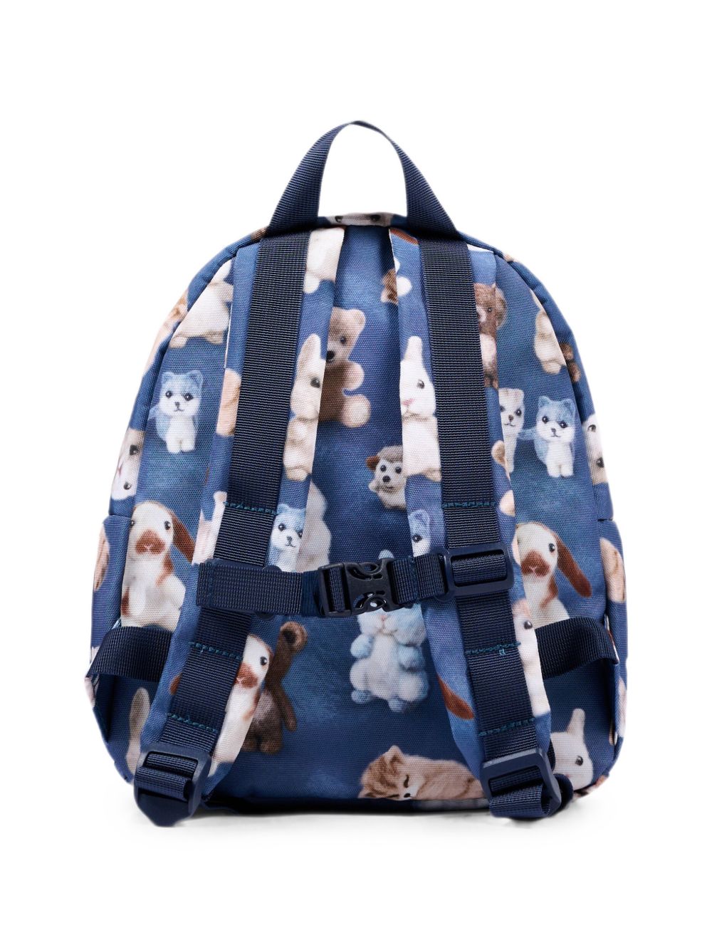 Zaino per bambini Molo Kids blu con stampa animaletti 7W26V204 5936 MOLO KIDS 