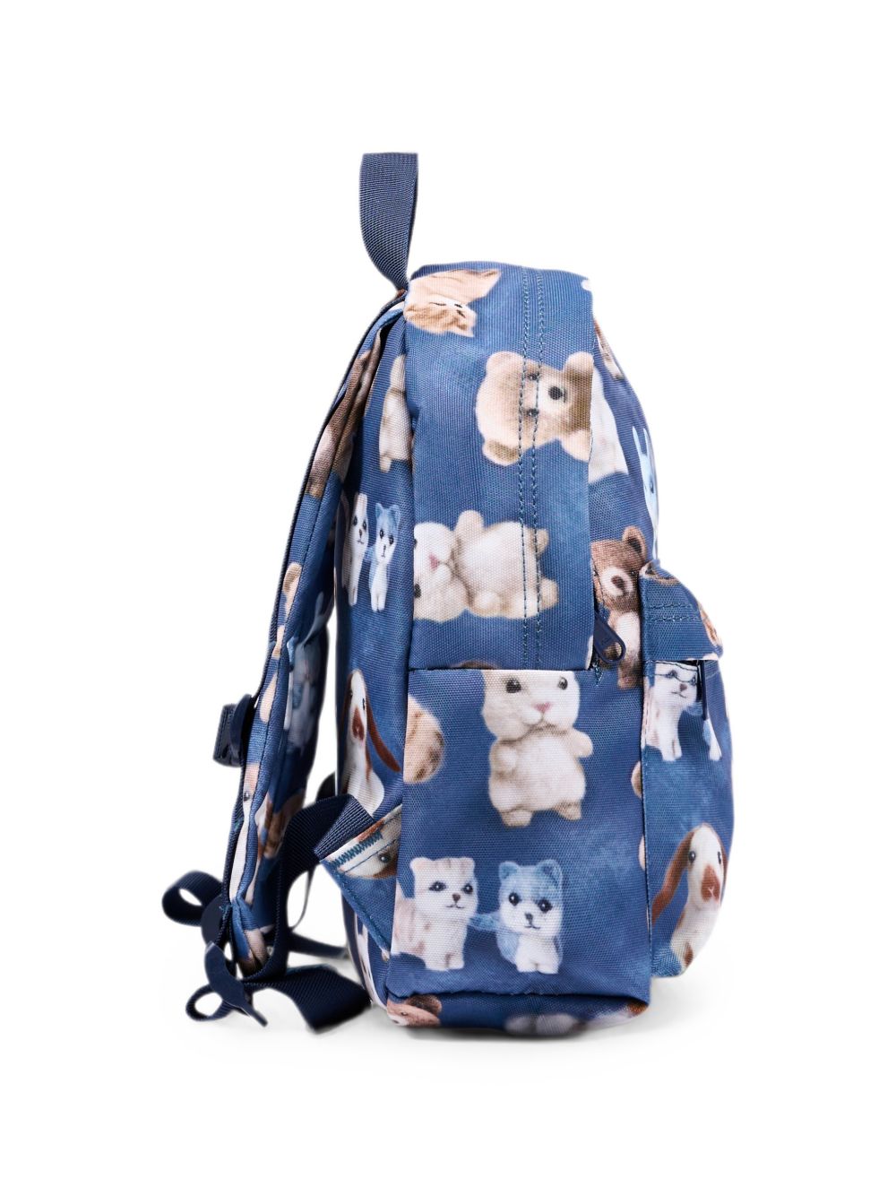 Zaino per bambini Molo Kids blu con stampa animaletti 7W26V204 5936 MOLO KIDS 