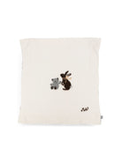 Coperta per neonati Molo Kids bianca con logo ricamato 7W26W101 5775 MOLO KIDS 
