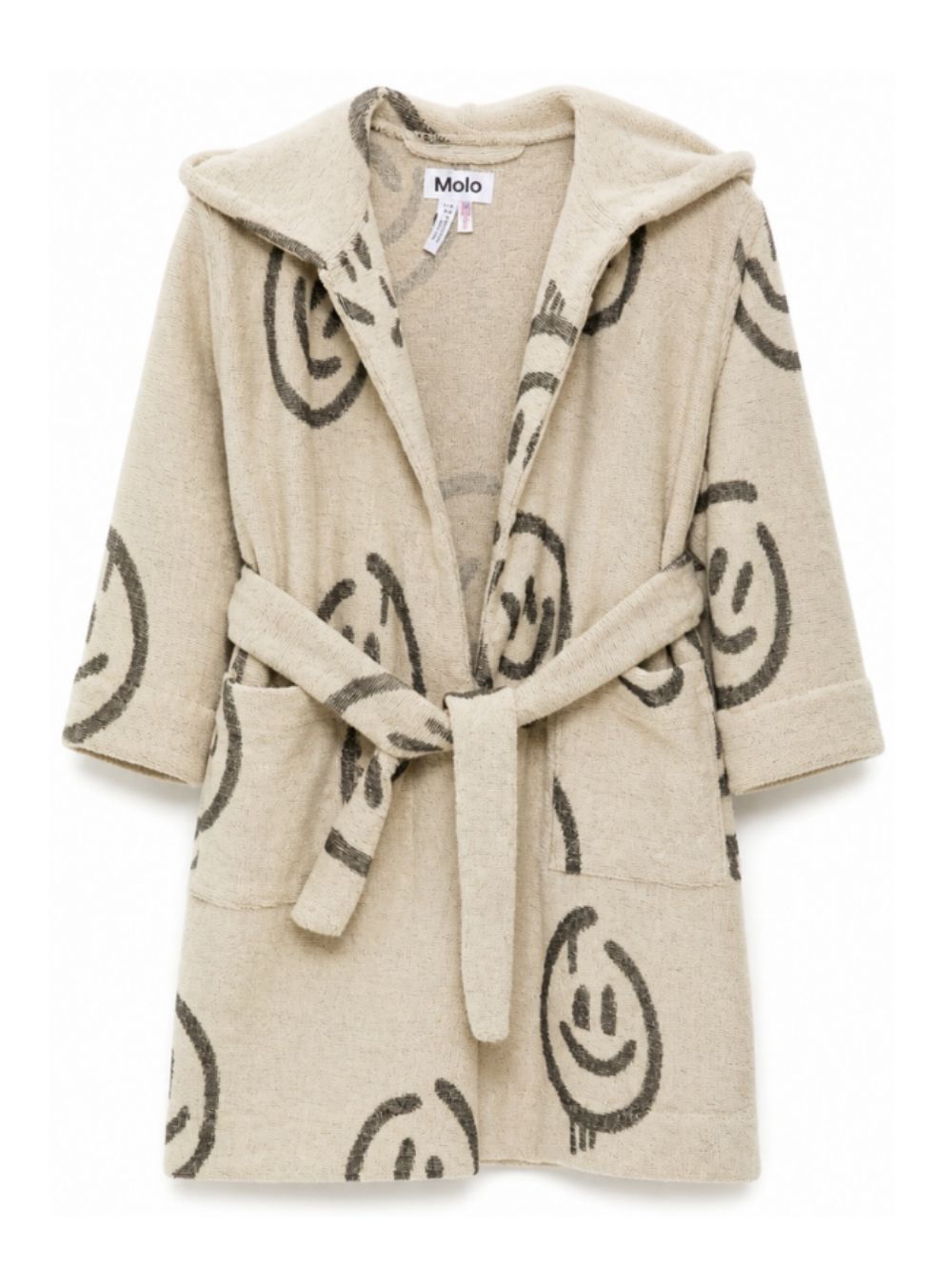 Accappatoio per bambini Molo Kids beige con cappuccio 7W26W401 5871 MOLO KIDS 