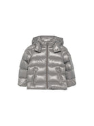 Giubbino Maya per neonato Moncler Enfant grigio con imbottitura in piuma L29511A00018597Z8 906 MONCLER KIDS 