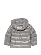Giubbino Maya per neonato Moncler Enfant grigio con imbottitura in piuma L29511A00018597Z8 906 MONCLER KIDS 