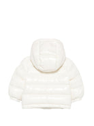 Giubbino per neonati Moncler Kids bianco con design imbottito L29511A00019597Z8 034 MONCLER KIDS 