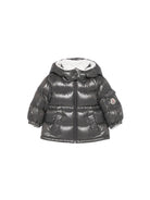 Giubbino Maire per neonata Moncler Enfant grigio con imbottitura in piuma L29511A00021597Z8 92A MONCLER KIDS 