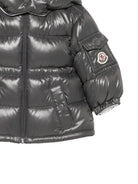 Giubbino Maire per neonata Moncler Enfant grigio con imbottitura in piuma L29511A00021597Z8 92A MONCLER KIDS 