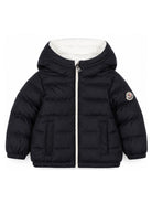 Giacca trapuntata Brannock per neonati Moncler Kids blu con cappuccio L29511A00025597YW 778 MONCLER KIDS 